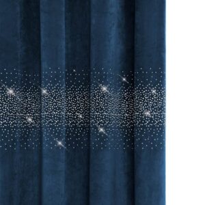 Zasłona welurowa ALLUMINIUM 140x250 cm przelotki GRANAT