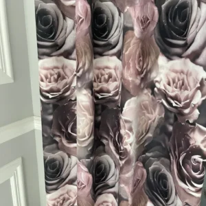 Zasłona ROSA ELEGANCE 140x250 RÓŻE 3D taśma