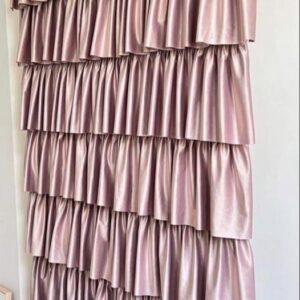 Zasłona Romantica 90 x 250 cm. brudny róż