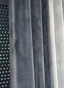 Zasłony welurowe gładkie 140x250 GRAFIT