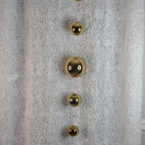 Wisząca dekoracja okienna – KULE MAŁE na metalowej żyłce | ZŁOTO